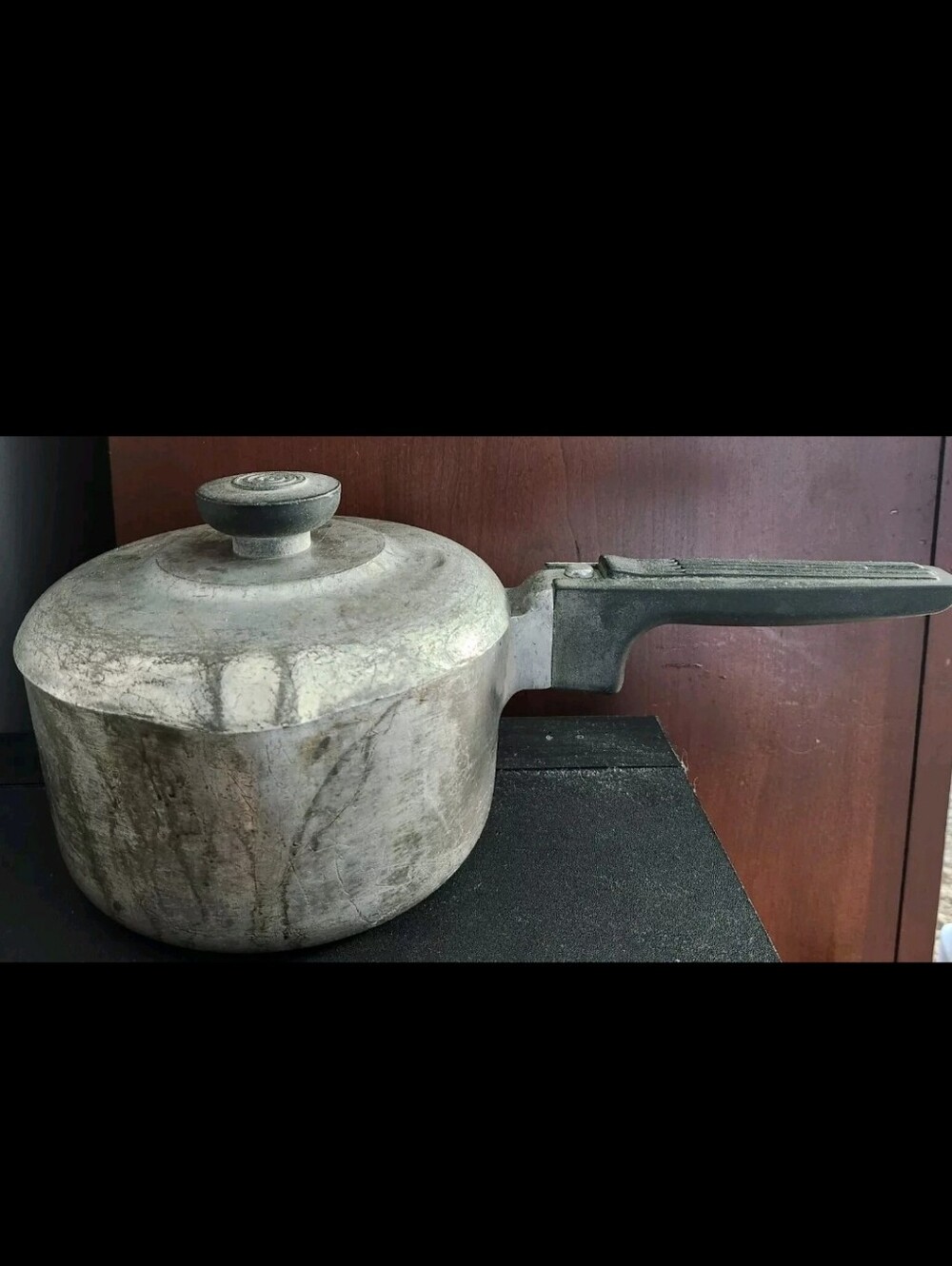 Vintage Magnalite 1.5 Quart Sauce Pan Pot With Lid Double Spout USA